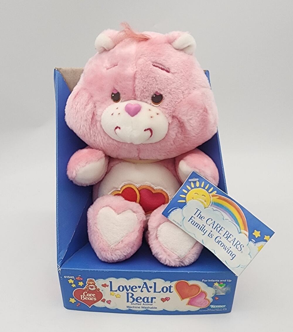 1983 Kenner Love-A-Lot Care Bear New in Original Box w/ Tag 13" Vintage 61540